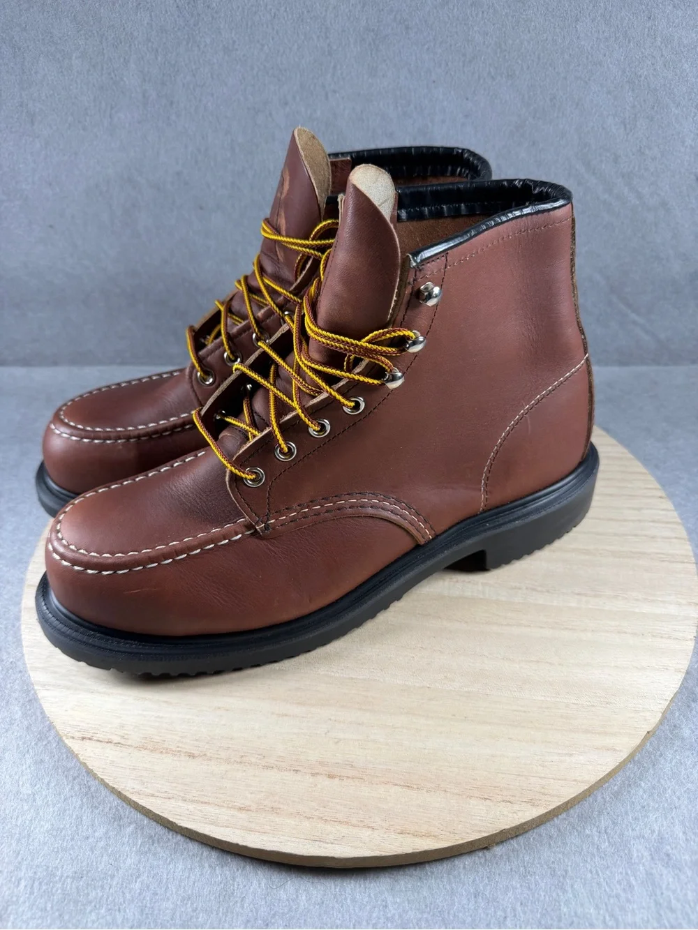 Red Wing Oil Resistant Steel Toe Boots Size 9.5 E